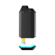 FLYTBOX 510 Battery render shows a sleek, modular vape device with an OCTAVE-branded top, CleanCore filter, and LED-lit docking base.