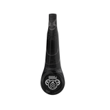 Pype Pro Battery: A sleek, digital tire-pressure gauge head featuring a circular LCD display with icons and a cylindrical valve-attachment for precise tire monitoring.