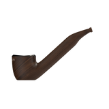 Pype Pro Battery: Classic-style wooden pipe design with a bowl and curved stem, featuring modern voltage control and LED screen for enhanced vaping experience.