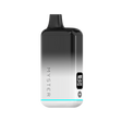 SlickBox V2 510 Battery - pocket-sized vape with LCD display, vertical MYSTER print, teal LED base, mouthpiece, and 100% battery indicator on screen.