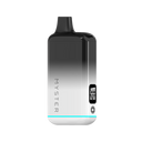 SlickBox V2 510 Battery - pocket-sized vape with LCD display, vertical MYSTER print, teal LED base, mouthpiece, and 100% battery indicator on screen.