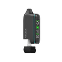 MYSTER SPACEBOX 510 Battery vape device, featuring a black pod system with removable cartridge, mouthpiece, and vertical LED display for voltage, puff count, and battery level.