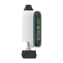 Spacebox 510 Battery with OLED display shows voltage, battery life, and puff count, featuring a detachable pod/coil cartridge for enhanced vaping control and performance.