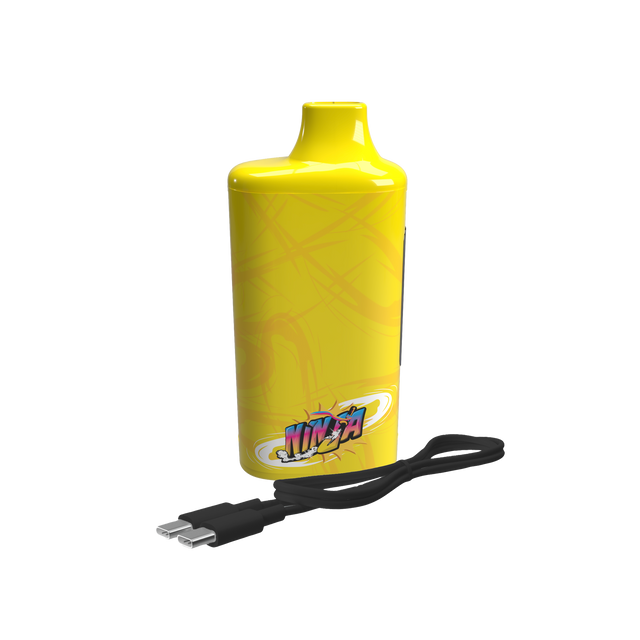 Ninja Incognito 510 Thread Battery, featuring a compact design with a black cord, optimized for discreet vaping and functionality.