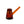 Deco Bubbler: A small, amber-toned glass vessel with a ribbed texture and long spout, blending Art Deco elegance with modern utility for smooth, stylish pouring.