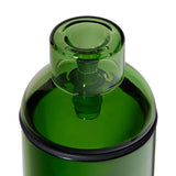 Vesper Gravity Bong featuring a glossy, green cylindrical body with a black gasket and inner stem, showcasing its elegant, gravity-powered design for smooth pulls.
