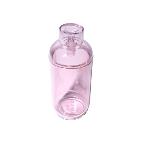 Vesper Gravity Bong, a tall, cylindrical reusable bottle with a screw-on lid and spout, crafted from translucent material for smooth, effortless use.