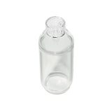 Vesper Gravity Bong, a sleek, transparent cylindrical container with a matching lid, crafted from premium borosilicate glass, designed for powerful, effortless pulls.