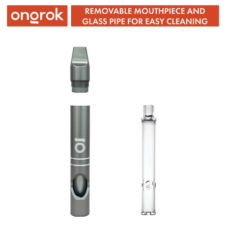 Aluminum Hash Pipe, featuring a close-up of its sleek, durable design made of aircraft-grade aluminum with a borosilicate glass insert for purity.