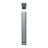 Premium Aluminum Doob Tube: Silver cylindrical microphone-like object with cap, crafted from durable aircraft-grade aluminum, offering smell-proof storage for rolled herbs.