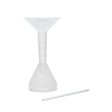 Silicone Cone Loader - 1 1/4 Cone Size; includes a funnel and straw for easy, precise filling of pre-roll cones.