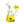 6.5 Glyco Freeze Bong made of borosilicate glass, shown with yellow glycerin liquid inside, featuring a glass percolator and matching glycerin-filled bowl.