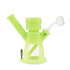6.5" Hyborg Silicone Bong, Dab Rig & Dab Straw