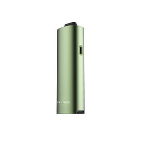 PAX FOUR portable vaporizer, pen-style, designed for dense vapor production with improved airflow and four heat modes for customized sessions.