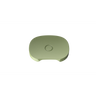 PAX FLOW Flat Mouthpiece - 2 Pack: 3-D render of a light-green, rectangular platform with a central circular recess and two semicircular cut-outs on one side.