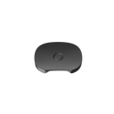 PAX FLOW Flat Mouthpiece - 2 Pack: Matte-black, rounded-rectangle pad with central circular recess, designed for seamless integration and discreet use with PAX Flow devices.