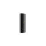 PAX Mini 2 battery/charger showing gold-pin pod contacts and PAX MINI logo, highlighting its compact design for portable, flavorful vaporizing sessions.