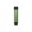 PAX Stash Tube - Greenstone: A compact, green aluminum tube with a black mouthpiece, designed for discreet, smell-proof storage and easy filling for PAX vaporizers.