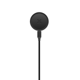 Wireless charging pad for PAX FLOW vaporizer, with braided power cable, exemplifying sleek design and advanced functionality for efficient, portable use.