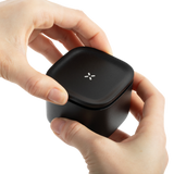 Stash Jar - Small held in hand, showcasing its compact, sleek design for discreet, smell-proof storage of herbs, made from high-quality aluminum.