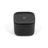 Stash Jar - Small: Black square design with white X, crafted from airtight aluminum, ideal for discreet, smell-proof herb storage, protecting contents from sunlight.