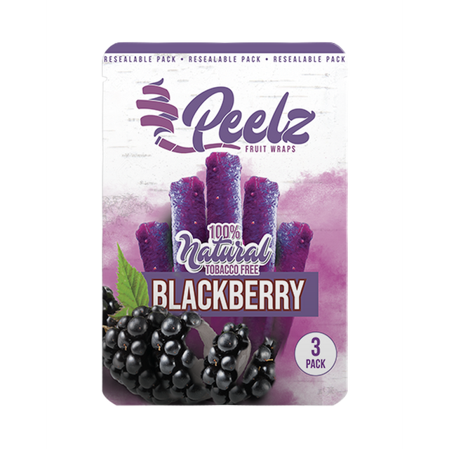 Blackberry Fruit Wrap - 3 Pack - Carton 10 features natural fruit wraps, capturing the essence of rich blackberry flavor, ideal for a smooth, slow-burning smoke.
