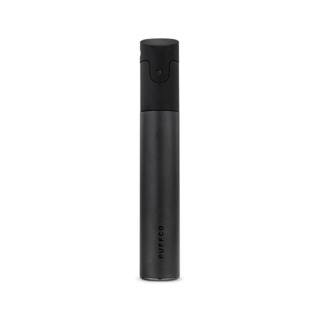 Pivot Electric Dab Pen - Onyx, a sleek, compact pen-sized vaporizer with a visible light bar and black cylindrical design, ideal for discreet dabbing.