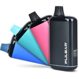 Pulsar DL 2.0 PRO Auto-Draw VV 510 Battery features a compact design with built-in mouthpiece, LED display, and discreet cartridge compartment.