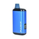 DL 2.0 PRO Auto-Draw VV 510 Battery, featuring a blue metal body, digital display, and silicone mouthpiece, showcased as a compact, sleek vape pen.