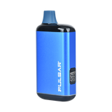 DL 2.0 PRO Auto-Draw VV 510 Battery, featuring a blue metal body, digital display, and silicone mouthpiece, showcased as a compact, sleek vape pen.