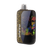 Pulsar DL 6.0 Crackle 510 Battery featuring a black crackle-textured panel, colorful neon patterns, built-in mouthpiece, and sleek design for discreet use.