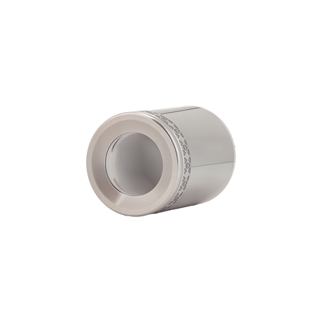 Side view of Chorus ceramic chamber atomizer on a white background
