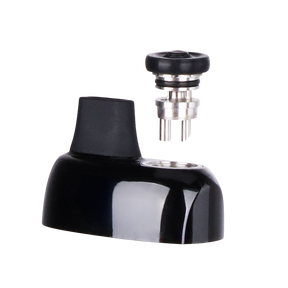 Chorus Replacement Mouthpiece showing a black plastic pod with silicone mouthpiece and silver coil, designed for Pulsar Chorus Concentrate Vaporizer.