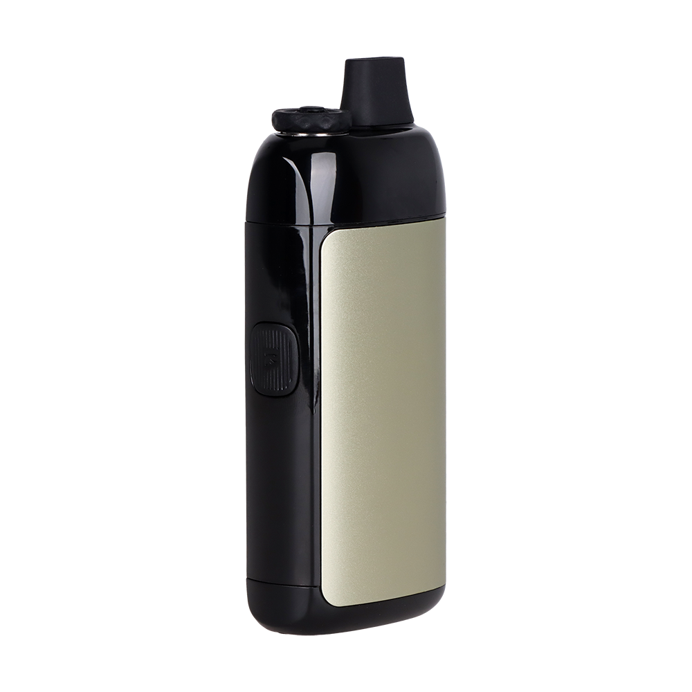 Green Pulsar Chorus vaporizer on a white background