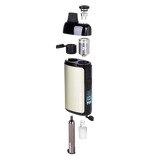 Pulsar Chorus vaporizer with its components on a white background