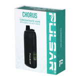 Pulsar Chorus concentrate vape packaging with teal and white design.