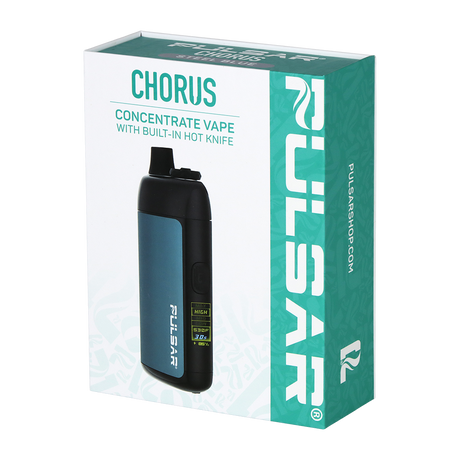 Pulsar Chorus concentrate vape packaging on a white background