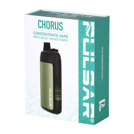 Pulsar Chorus concentrate vape packaging on a white background