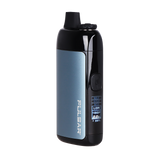Blue Pulsar Chorus vape device with digital display on a white background