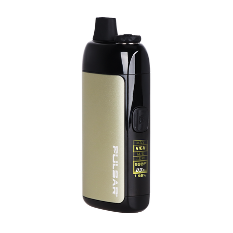 Green Pulsar Chorus vaporizer on a white background