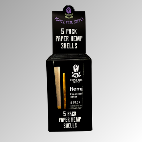 Large Shell Cones - Carton of 10: Pre-formed paper shells for crafting large cannagars, designed for slow, consistent burn. Includes 5 shells per pack.