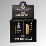 Small Shell Cones - Carton of 20 shown in a sleek black box with a distinctive black and white label, designed for premium cannagar creation.