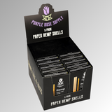 Small Shell Cones - Carton of 20 featuring pre-formed paper hemp shells for crafting premium, slow-burning cannagars, enhancing custom smoking experiences.