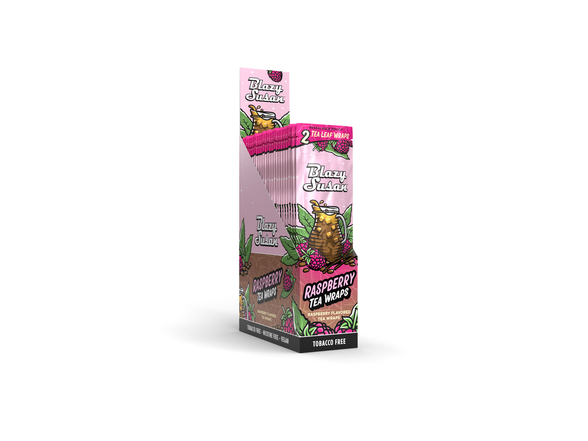 Raspberry Black Tea Leaf Wraps - 2 Pack