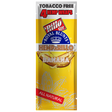 Hemparillo Wraps - Banana - Carton of 15, featuring a close-up of the logo and resealable packs, ideal for offering a tobacco-free, banana-flavored experience.