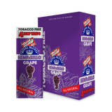 Hemparillo Wraps - Grape - Carton of 15, featuring a purple can design with grape imagery, indicating bold grape-flavored, all-natural hemp wraps.
