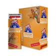 Hemparillo Wraps - Mango Haze - Carton of 15; box with mango-flavored hemp wraps, emphasizing slow burn and tropical taste. Ideal for dispensaries and head shops.