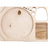 Blazy Susan Dab Tray: Laser-cut birch wood organizer with brush holders, paint mixing well, and compartments for art supplies, designed for efficient desk use.
