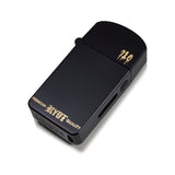 710 FLIP Oil Battery Kit, a sleek black gadget with gold text, designed for versatile use with 510 carts, includes vaporizer, tank, and accessories.