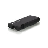 Super Slim Aluminum Dugout - Powder Coated - Black, featuring a sleek design with a hole, includes a Stainless Steel One Hitter for efficient, portable use.